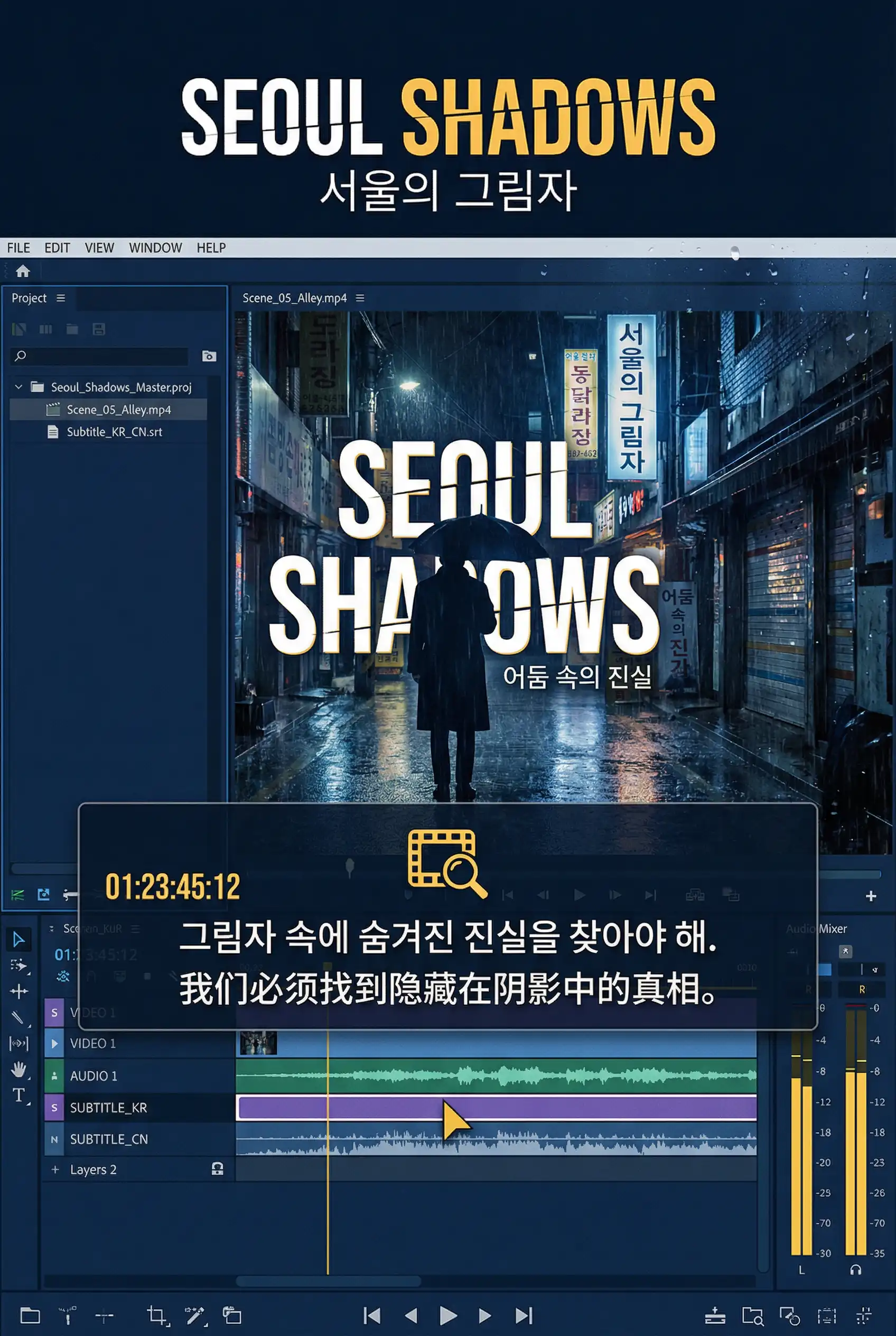 Seoul Shadows 韩语中文字幕 - 尤物视频 社区翻译